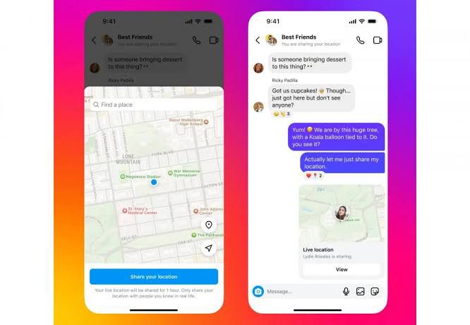 Instagram Introduces Live Location Sharing, and More Features in DMs